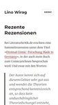 Mobile Screenshot of linowirag.de